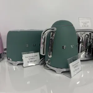 Комплект чайник та тостер SMEG | Смег, новий, доставка, гарантія