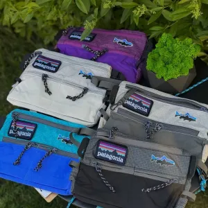 Сумка Patagonia GORE-TEX чоловіча барсетка Патагонія Нейлонова барсетка | Месенджер через плече Патагонія чорний нейлоновий сумка Patagonia сіра чорна