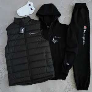 Чоловічий спортивний костюм чемпіон набір [3в1] Champion [S,M,L,XL,XXL] + шкарпетки в подарунок!