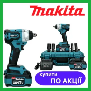 Акумуляторні гайковерти Makita DTW701Z 48 V 6 AH  арт 3900