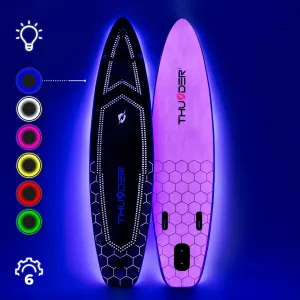 SUP Thunder Mossa з ПІДСВІТКОЮ САП борд board доска SUP дошка 320x75x15 Stand Up Paddle каяк байдарка надувний надувна AQUA MARINA MONSTER AQUAMARINA