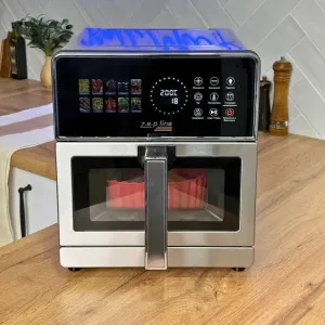 НЕМЕЦКАЯ Аэро фритюрница аэро гриль Мультипечь Silver Max Pro-3 из нержавеющей стали 13 литров 2200Вт на 2 тена Zepline ZP-00355