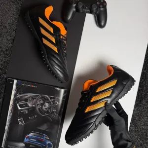 Мужские сороконожки адидас Adidas Goletto VIII TF Black Orange [41-45]