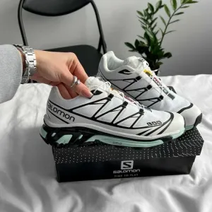 Кросівки Salomon XT-6 White Icy Morn White premium i72 | Кроссовки жіночі чоловічі