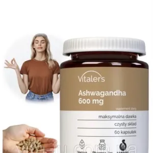 Ashwagandha Vitalers ASHWAGANDHA EXTRACT 9% 600 mg Ашваганда Віталерс