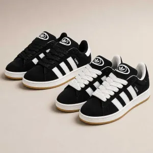 Кросівки Adidas Campus чорні та чорно-білі замшеві унісекс 37-41 без передоплати