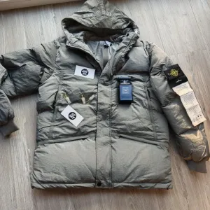Stone Island зимовий пуховик Мужской пуховий парка пуховик стон айленд Stone Island Nylon Metal  куртка парка куртка на зиму