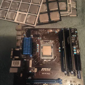 Комплекты мощные 1150 сокет. I7 4770, i7 4790 с топовыми материнскими  платами. Мощь по низкой цене.