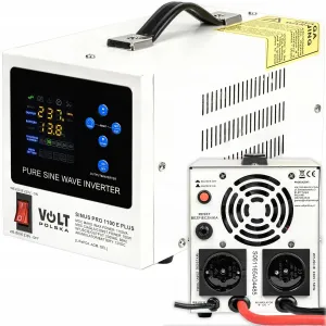 Інвертор Volt Polska 1100W Для акумуляторів LiFePo4/AGM/GEL. ДЖБ ИБП. Инвертор з підтримкою LFP4 залізофосфатних АКБ.