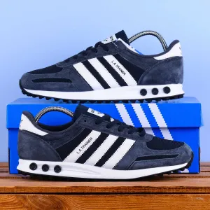 (2399) Кросівки Adidas LA Trainer сірий з білою підошвою (41-46) адідас