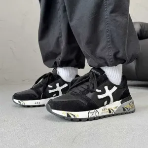 Кросівки Premiata Mick Black/White premium | Кроссовки чоловічі