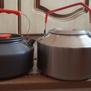 Чайник туристический для походов и путешествий алюминий и нержавейка