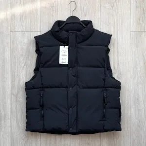 Чоловічий Жилет ZARA Оригінал Куртка Ветровка Жилетка Мужская Ветровка Черная Чорна