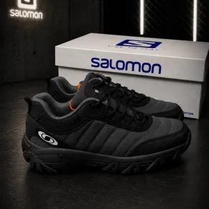 Тактические кроссовки Salomon Осенние мужские красовки Саломон водоотталкивающая мембрана Практичные кросовки на осень Саламон Соломон Salomon Solomon