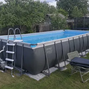 ‼️САМОВИВІЗ ДНІІПРО‼️ Великий прямокутний Каркасний басейн 549 x 274 x 132 см Intex 26356 - Повний комплект ‼️ ОПЛАТА ЧАСТИНАМИ ‼️