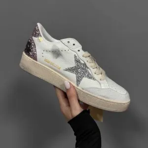 Кроссовки Golden Goose GGDB Ballstar Silver Rose  Оригинал женские новые
