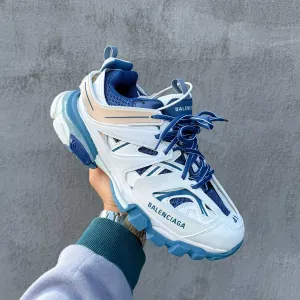Чоловічі кросівки Balenciaga Track "White/Blue" Розміри 40-46
