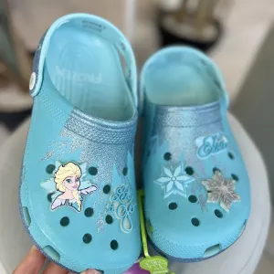 Крокси Crocs Шльопанці Frozen Elsa Classic Clog J5 (36 розмір)