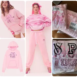 Костюм жіночий вікторія сікрет вільний крій легкий фліс victoria's secret pink - оригінал США