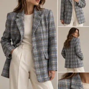 Вишуканий жакет пальто М/Onesize the coat стиль old money