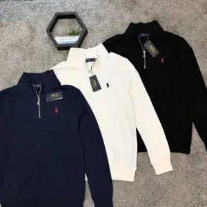 ‼️LUX‼️БЕЗ ПРЕДОПЛАТ‼️Мужская кофта полу замок поло Polo Ralph Lauren | полу зип поло Ральф | 1/3 кофта поло | polo Ralph Lauren | полу замок поло |
