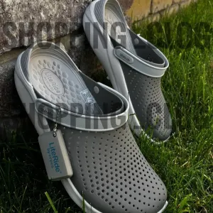 Чоловічі Крокси Сабо Crocs LiteRide лайтрайд сірі купити усі розміри