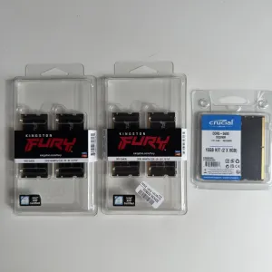 Нова оперативна пам'ять DDR5 16GB (2x8GB) Kingston Fury SO-DIMM / Crucial