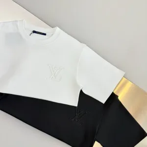 Футболка Louis Vuitton чоловіча LV S M L XL чорна біла