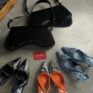 Шкіряні туфлі/слінгбеки Diesel, Prada, Saint laurent,