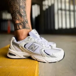 Кроссовки Мужские New Balance 530 White Silver Navy/Кросівки Нью Беланс/Чоловічі NB 530
