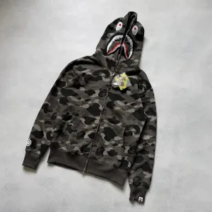Зіп-худі Bape A Bathing Ape Shark Full Zip Camo / Худі Бап Апе Шарк Камуфляж