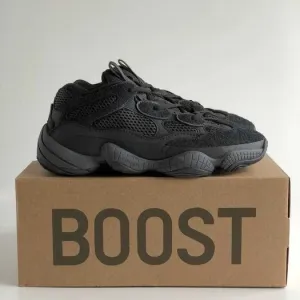 Мужские кроссовки Adidas YEEZY 500 Black. Размеры 40-45