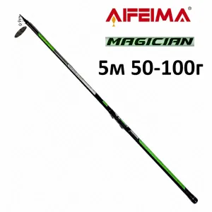 Вудка карбон Feima Magician 5м (50g-100g) з кільцями на бічний ківок