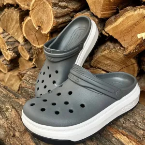Чоловічі крокси сабо crocband full force grey  crocs crocs crocband full force grey унісекс crocs