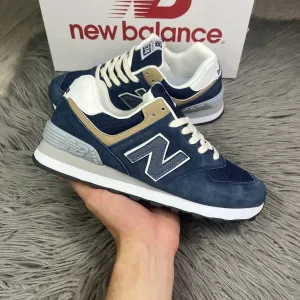 Кросівки чоловічі, New balance 574 сині, blue (41-45) розміри