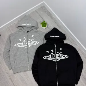 Чоловіча кофта Broken Planet на блискавці з капюшоном | Zip Hoodie | Зіпка Брокен чоловіча