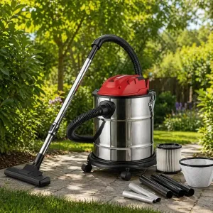 Пилосос промисловий Boxer BX-112 Для Сухого Та Вологого Прибирання Boxer  з Насадкою Для Золи 20 Літрів, 2200 Вт