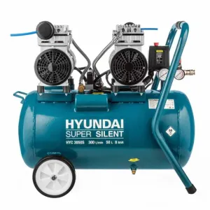 Компресор повітряний безмасляний  HYUNDAI HYC3050S 2кВт,300л/хв, 50л