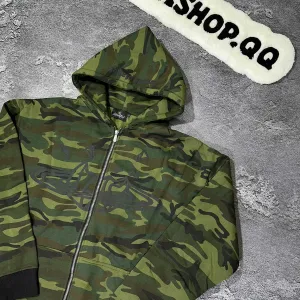 Zip-Hoodie Broken Planet Camo, камуфляжна зіпка брокен плент худі на замку з капюшоном