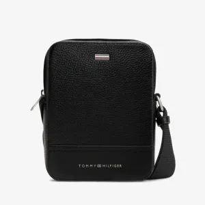 100% ОРИГІНАЛ Tommy Hilfiger central logo reporter bag black сумка чорна чоловіча через плече нова колекція 2026 В НАЯВНОСТІ