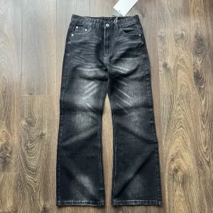 Flared Джинси Фларед Клеш Широкі Джинси Чорні Baggy Y2K SK8 Потерті