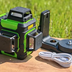 Нові! Huepar HM03CG Лазерний рівень 3D 12 ліній 360°