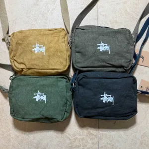 Сумка через плече Stussy Canvas / месенджер Стуссі Canvas / барсетка Stussy