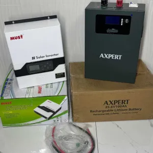 Інвертор Must 3,2 Кв + АКБ LiFePO4 25.6V 100Ah, 2,56kWh