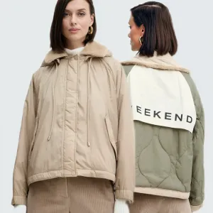 Weekend Max Mara двостороння демісезонна куртка на верблюжий вовні
нов