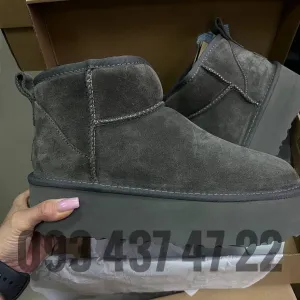 Жіночі Уггі UGG Classic Ultra Mini Platform Grey На платформі Угги