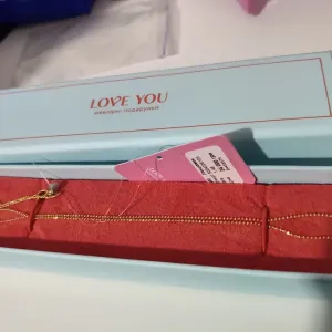 Ланцюжок з жовтого золота від бренду Love you
