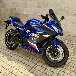 Електробайк Ninja 2990Вт, синій, гарантія, є розстрочка,електромотоцикл