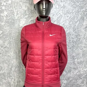 Nike Thermal-Fit кофта XS размер женская беговая темно-красная