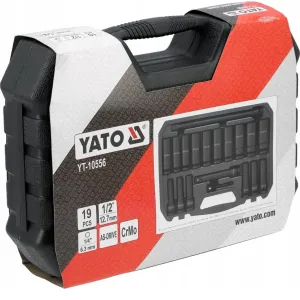 Набір ударних головок 1/2 дюйма 19 шт. YATO YT-10556